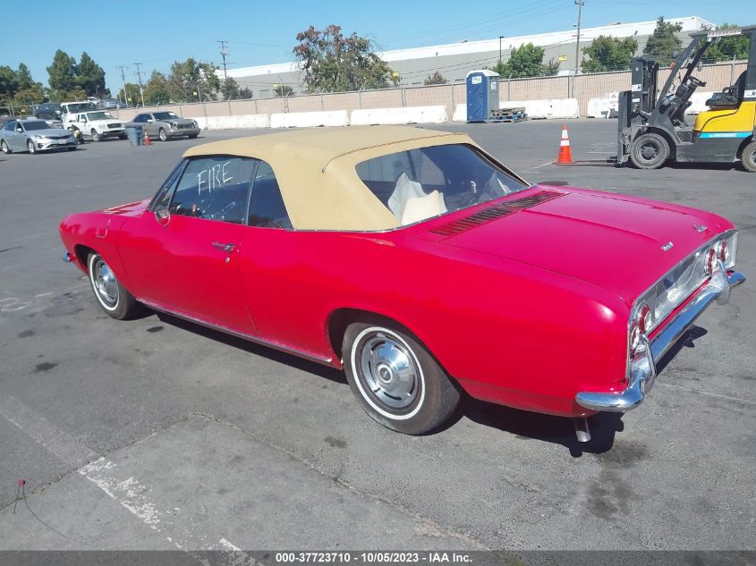 1965 Chevrolet Corvair VIN: 105675W118863 Lot: 37723710