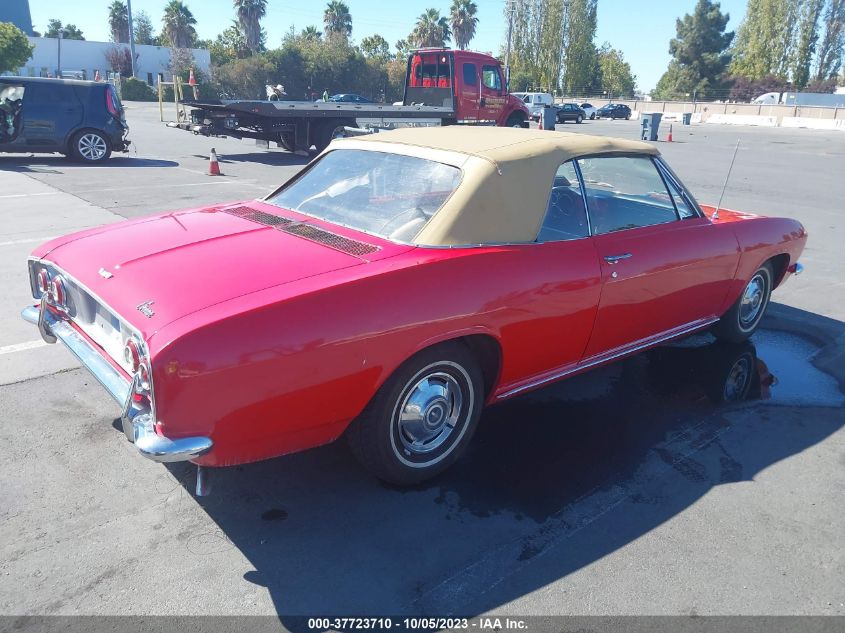 1965 Chevrolet Corvair VIN: 105675W118863 Lot: 37723710