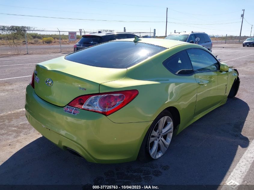 2010 Hyundai Genesis Coupe VIN: KMHHT6KD0AU014855 Lot: 37725763