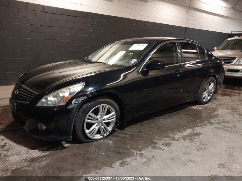 2013 Infiniti G37 Sedan X VIN: JN1CV6AR4DM356595 Lot: 37725997