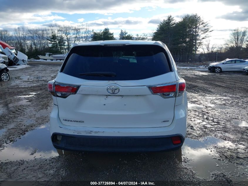 2016 Toyota Highlander Le V6 VIN: 5TDBKRFH1GS345436 Lot: 40229809