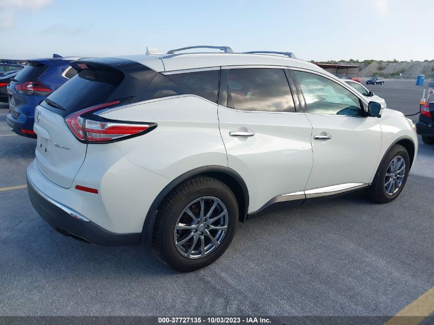 2016 Nissan Murano Sl VIN: 5N1AZ2MH1GN150262 Lot: 37727135