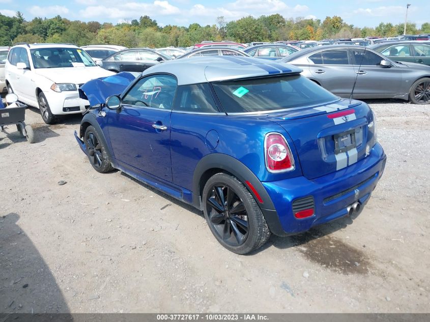 2015 Mini Cooper Coupe S VIN: WMWSX3C56FT409511 Lot: 37727617