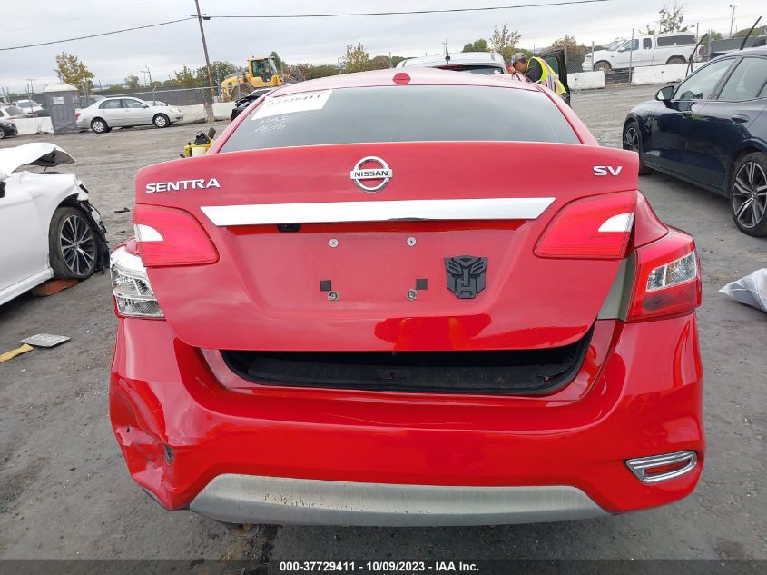 2018 Nissan Sentra Sv VIN: 3N1AB7AP4JL617766 Lot: 37729411