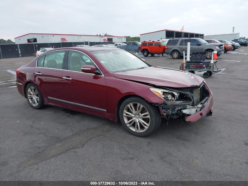 2012 Hyundai Genesis 4.6 VIN: KMHGC4DF8CU167825 Lot: 37729632