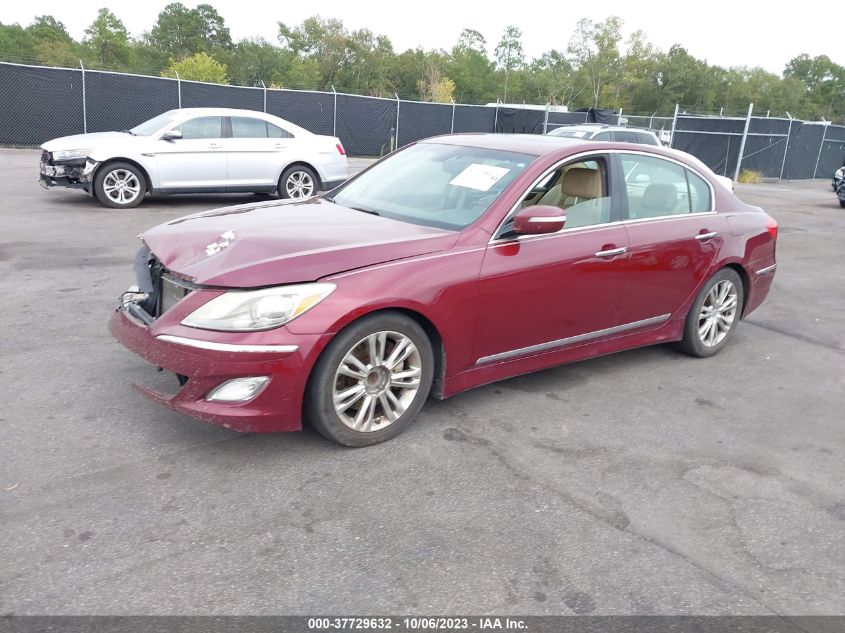 2012 Hyundai Genesis 4.6 VIN: KMHGC4DF8CU167825 Lot: 37729632