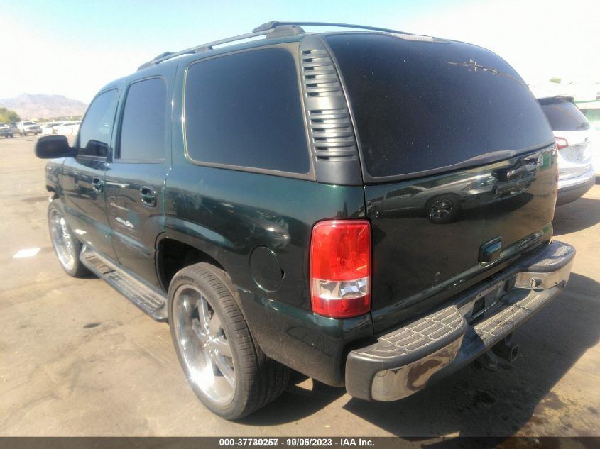 2002 Chevrolet Tahoe Lt VIN: 1GNEC13T62R322799 Lot: 37730257