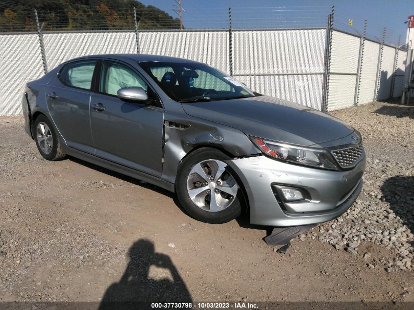 2016 Kia Optima Hybrid VIN: KNAGM4AD5G5093507 Lot: 37730798