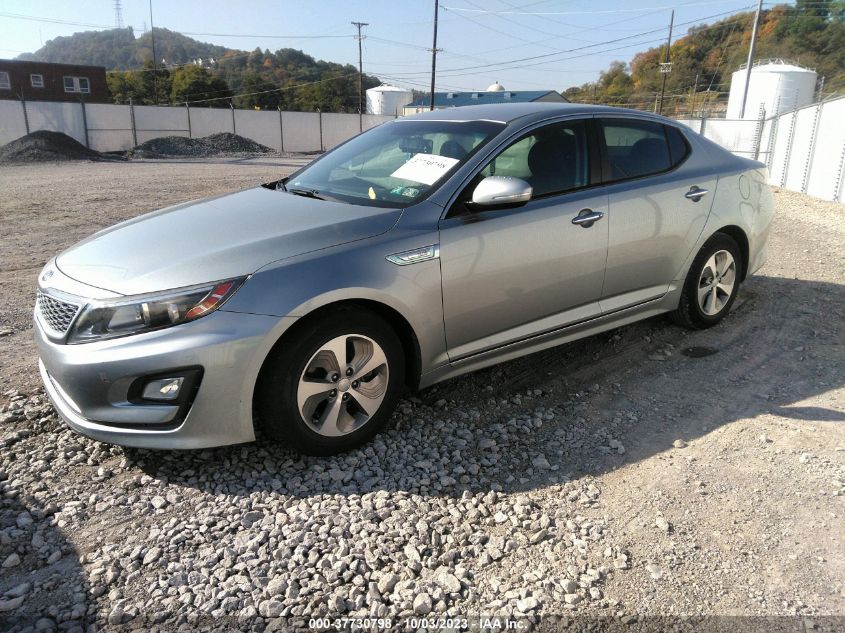 2016 Kia Optima Hybrid VIN: KNAGM4AD5G5093507 Lot: 37730798