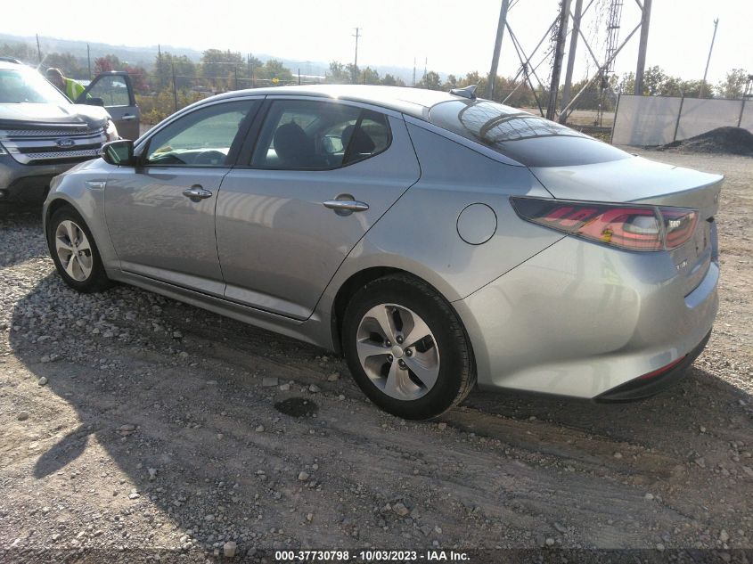 2016 Kia Optima Hybrid VIN: KNAGM4AD5G5093507 Lot: 37730798