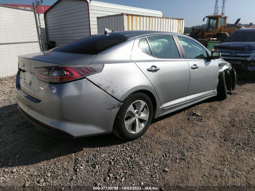 2016 Kia Optima Hybrid VIN: KNAGM4AD5G5093507 Lot: 37730798