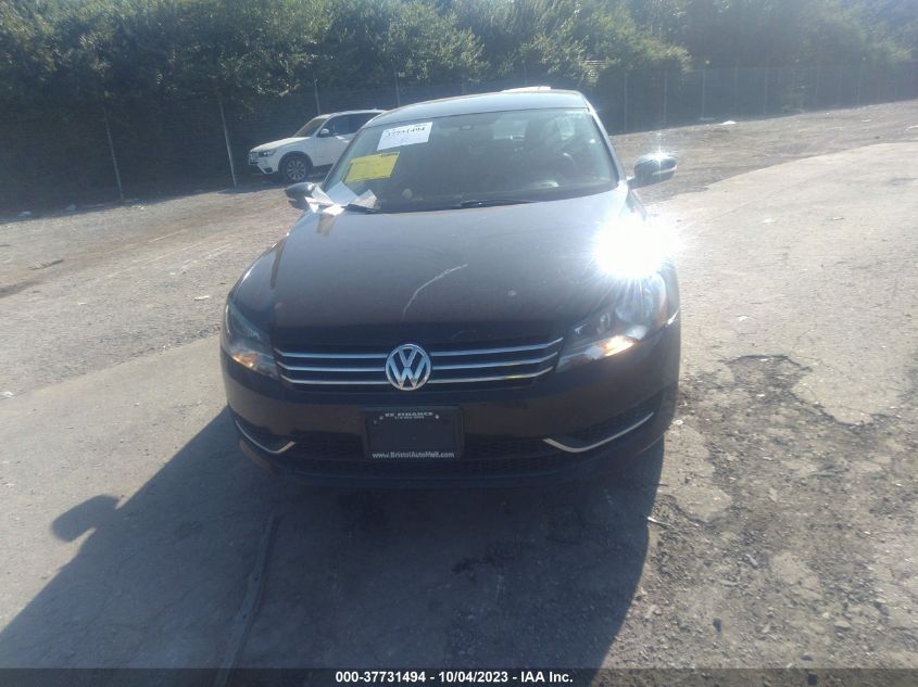 2013 Volkswagen Passat 2.5L Se VIN: 1VWBP7A31DC034312 Lot: 37731494