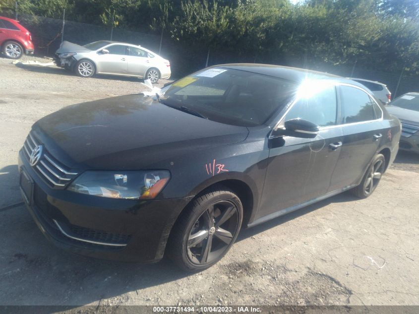 2013 Volkswagen Passat 2.5L Se VIN: 1VWBP7A31DC034312 Lot: 37731494