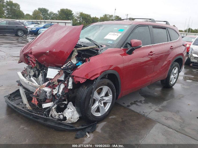 2022 Toyota Highlander Le VIN: 5TDZZRAH9NS096737 Lot: 37732974