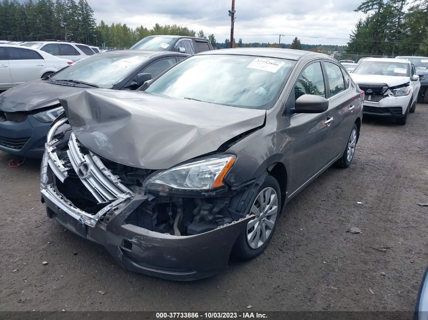 2015 Nissan Sentra Sr/Sl/S/Sv/Fe S VIN: 3N1AB7AP2FY230675 Lot: 37975215