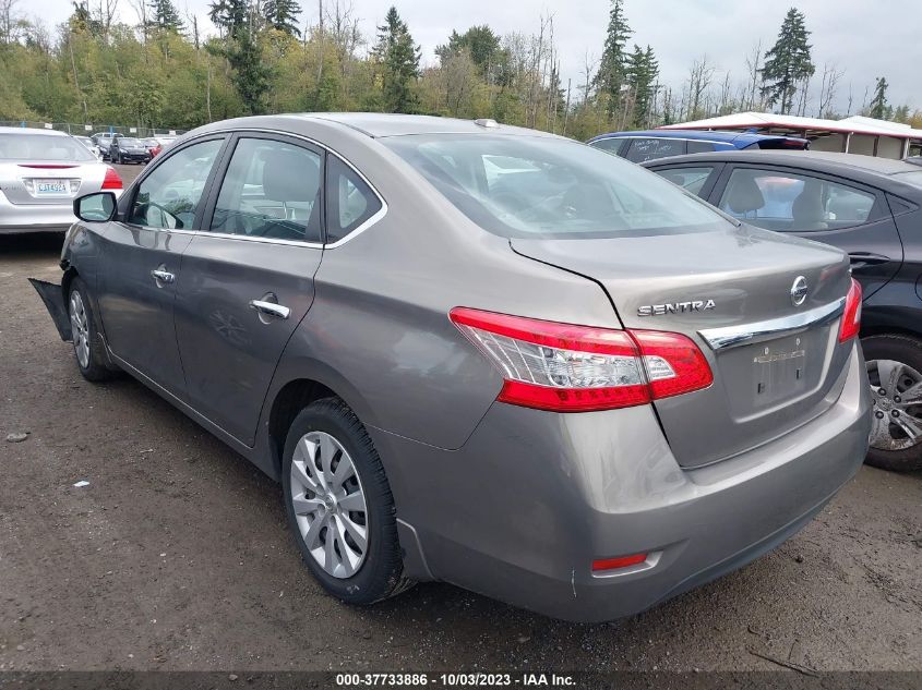 2015 Nissan Sentra Sr/Sl/S/Sv/Fe S VIN: 3N1AB7AP2FY230675 Lot: 37975215