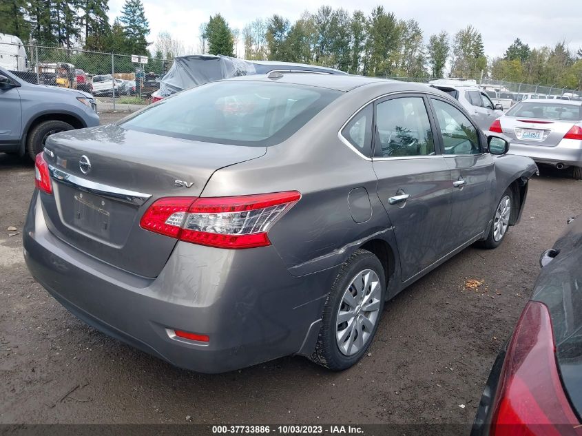 2015 Nissan Sentra Sr/Sl/S/Sv/Fe S VIN: 3N1AB7AP2FY230675 Lot: 37975215