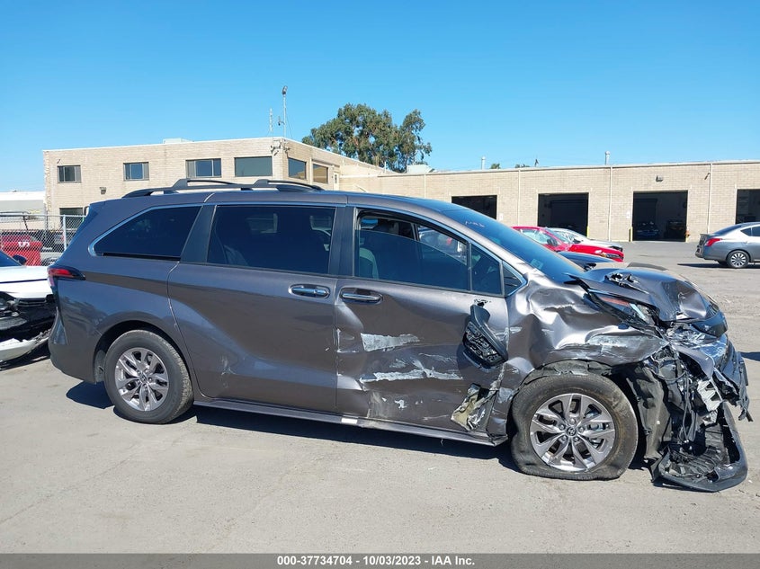 2021 Toyota Sienna Xle VIN: 5TDJRKEC1MS017451 Lot: 37734704