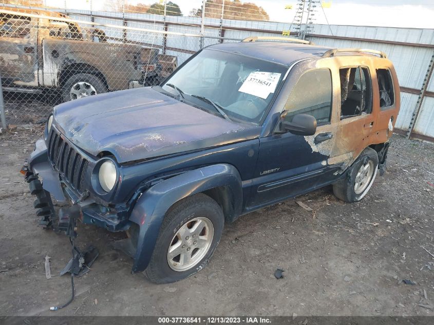 2004 Jeep Liberty Limited Edition VIN: 1J4GL58K04W276944 Lot: 37736541