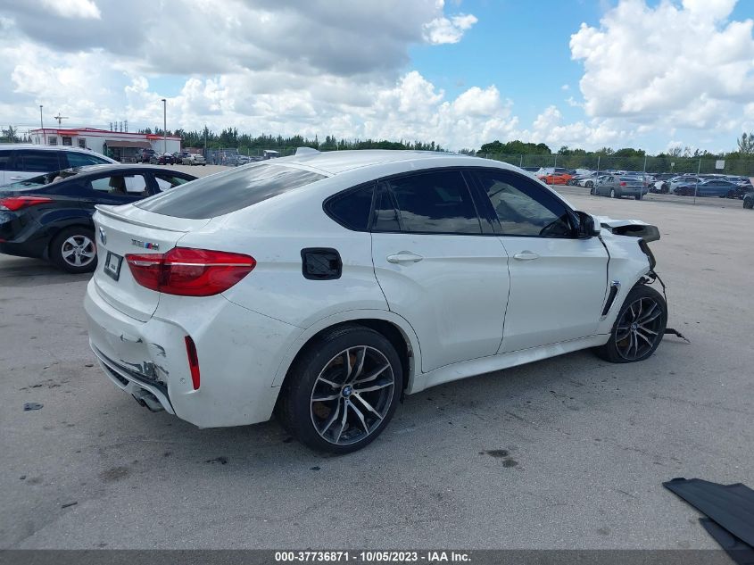 2018 BMW X6 M VIN: 5YMKW8C56J0U72550 Lot: 37736871