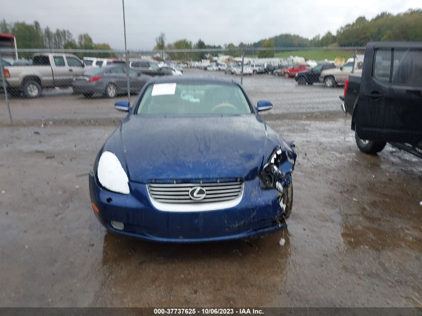 2002 Lexus Sc 430 VIN: JTHFN48Y920019368 Lot: 37737625