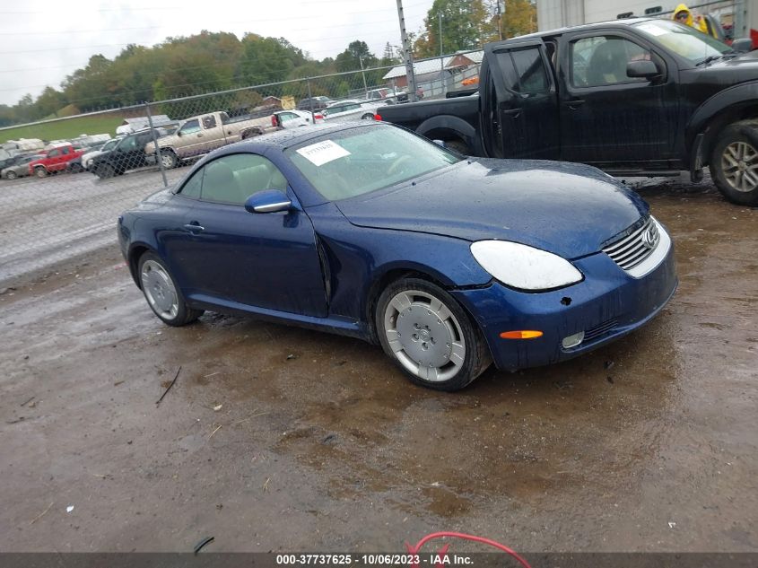 2002 Lexus Sc 430 VIN: JTHFN48Y920019368 Lot: 37737625