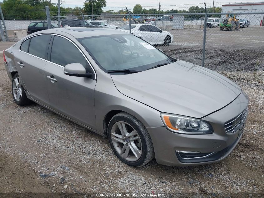 2015 Volvo S60 T5 Platinum VIN: YV126MFD2F1307983 Lot: 37737936