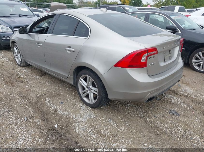 2015 Volvo S60 T5 Platinum VIN: YV126MFD2F1307983 Lot: 37737936