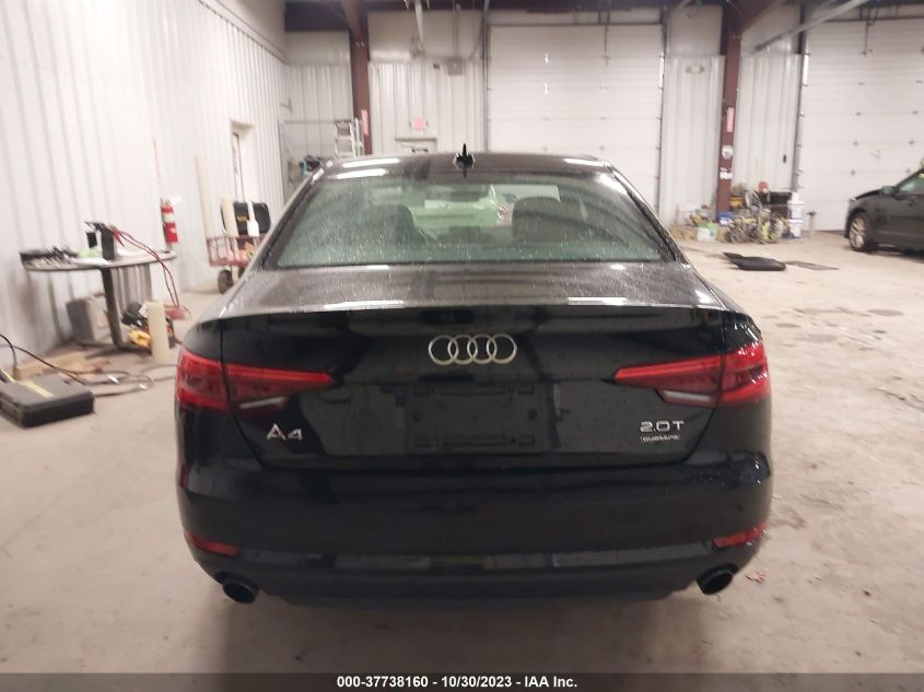 2017 Audi A4 Premium VIN: WAUANAF44HN033570 Lot: 37738160