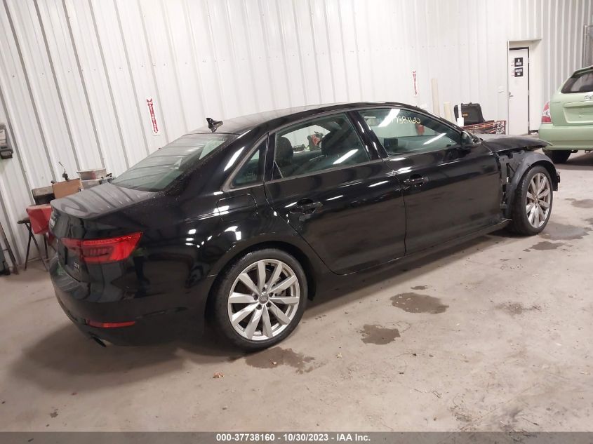 2017 Audi A4 Premium VIN: WAUANAF44HN033570 Lot: 37738160