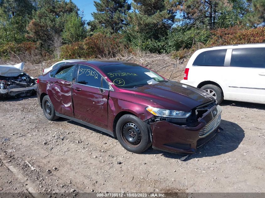 2013 Ford Fusion S VIN: 3FA6P0G73DR106883 Lot: 37738512