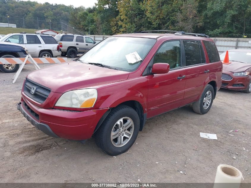 2005 Honda Pilot Ex-L VIN: 5FNYF18655B042060 Lot: 40739729