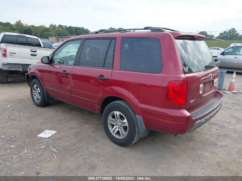 2005 Honda Pilot Ex-L VIN: 5FNYF18655B042060 Lot: 40739729