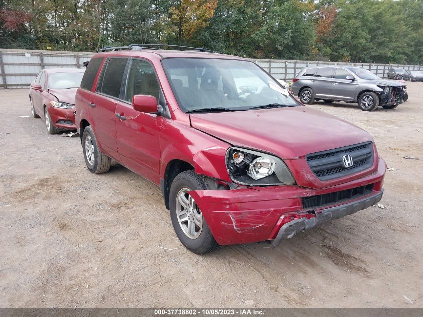 2005 Honda Pilot Ex-L VIN: 5FNYF18655B042060 Lot: 40739729