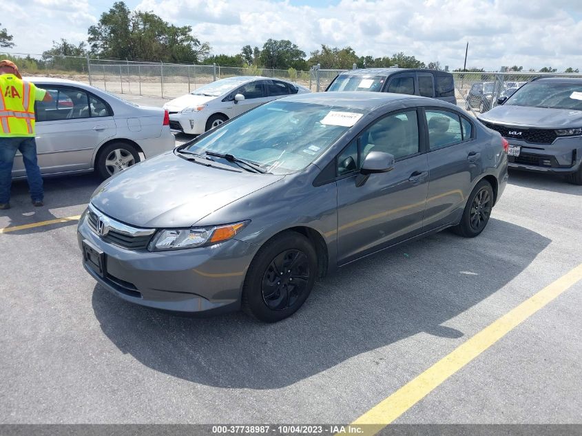 2012 Honda Civic Sdn Lx VIN: 19XFB2F55CE356040 Lot: 37738987