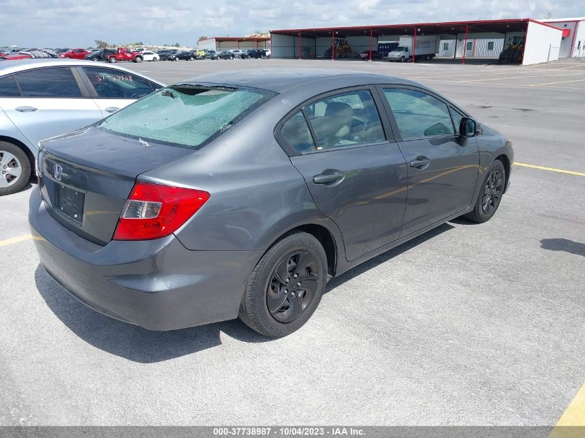 2012 Honda Civic Sdn Lx VIN: 19XFB2F55CE356040 Lot: 37738987