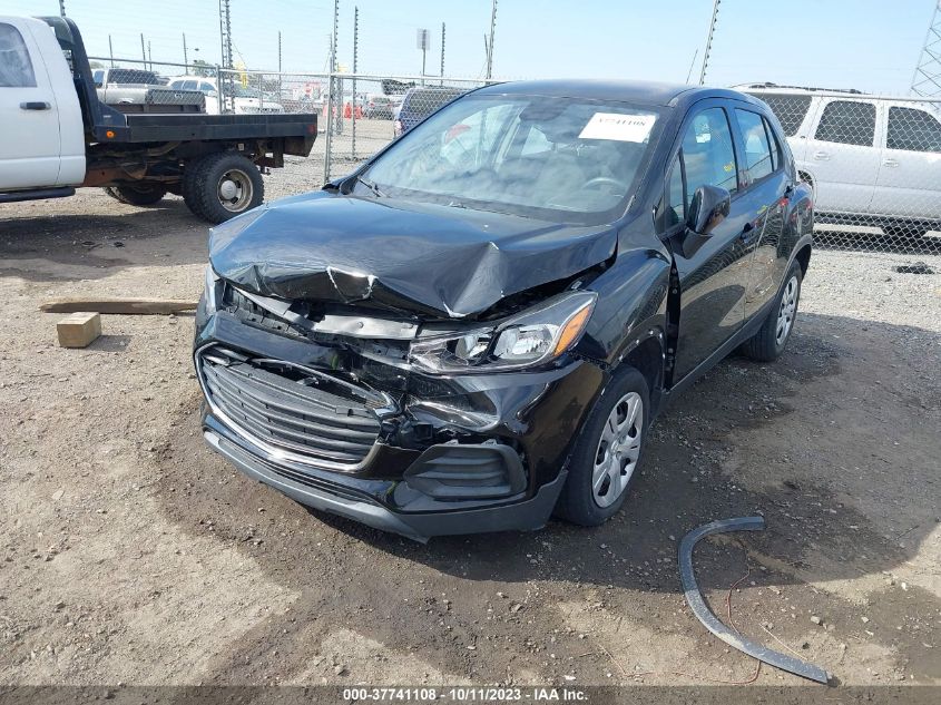 2017 Chevrolet Trax Ls VIN: 3GNCJKSB6HL240907 Lot: 37741108