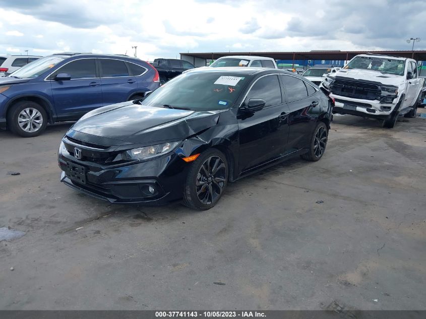 2021 Honda Civic Sport VIN: 19XFC2F83ME002266 Lot: 37741143