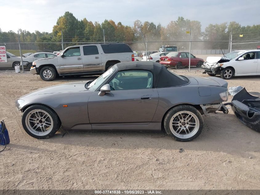 2000 Honda S2000 VIN: JHMAP1149YT000367 Lot: 37741838