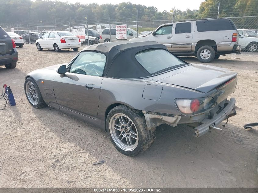 2000 Honda S2000 VIN: JHMAP1149YT000367 Lot: 37741838