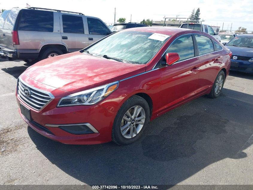 2016 Hyundai Sonata Se VIN: 5NPE24AF8GH344358 Lot: 37742096