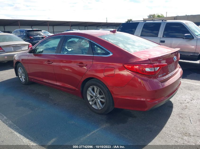 2016 Hyundai Sonata Se VIN: 5NPE24AF8GH344358 Lot: 37742096