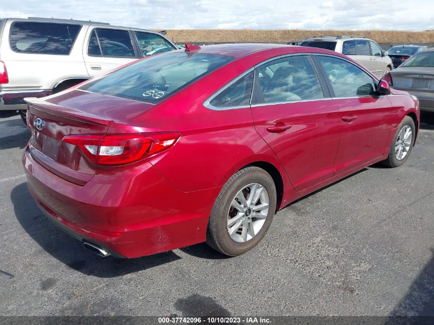 2016 Hyundai Sonata Se VIN: 5NPE24AF8GH344358 Lot: 37742096