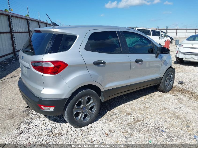 2021 Ford Ecosport S VIN: MAJ3S2FE6MC449330 Lot: 37742127