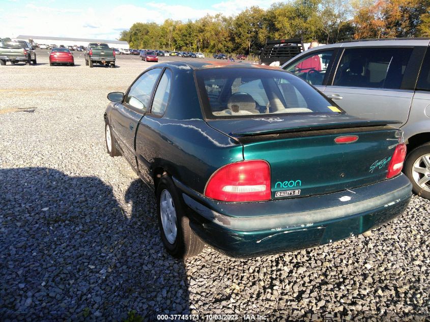 1P3ES62Y8SD330504 1995 Plymouth Neon Sport