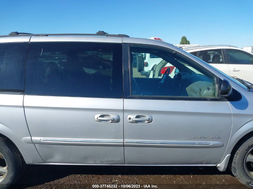 2001 Dodge Caravan Es VIN: 2B8GP54LX1R389938 Lot: 37745232