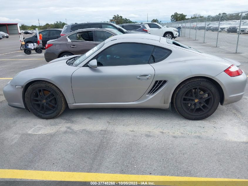 2008 Porsche Cayman VIN: WP0AA29858U760225 Lot: 37745268