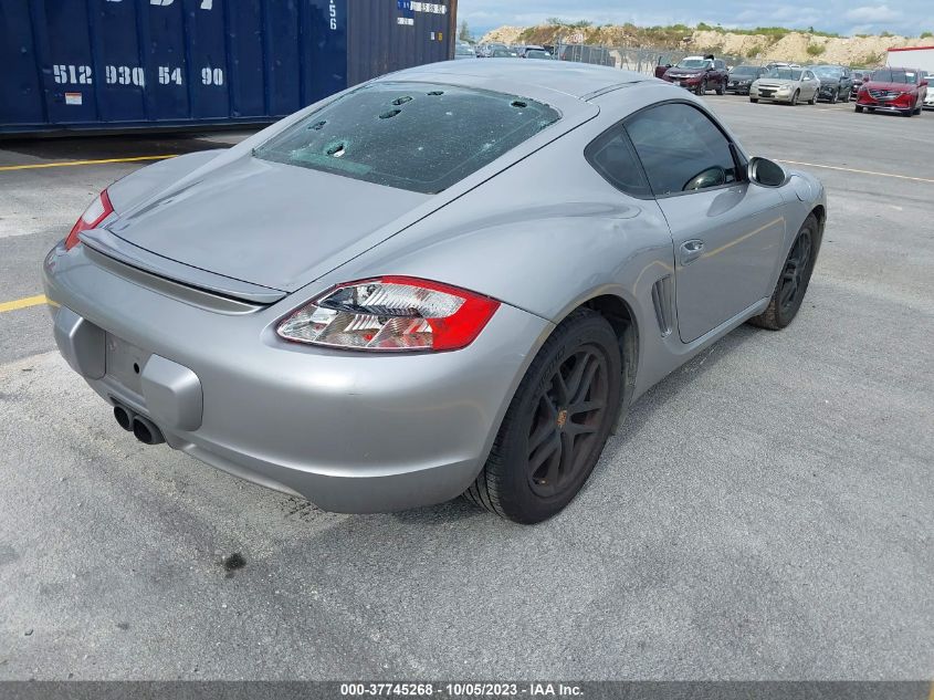 2008 Porsche Cayman VIN: WP0AA29858U760225 Lot: 37745268