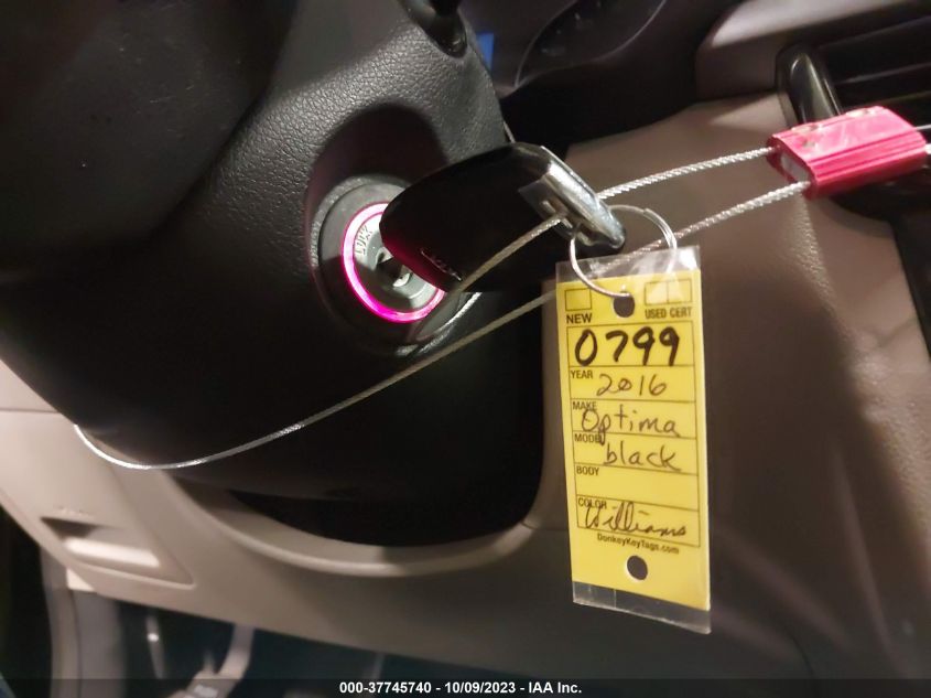 2016 Kia Optima Lx VIN: 5XXGT4L32GG069784 Lot: 43405002