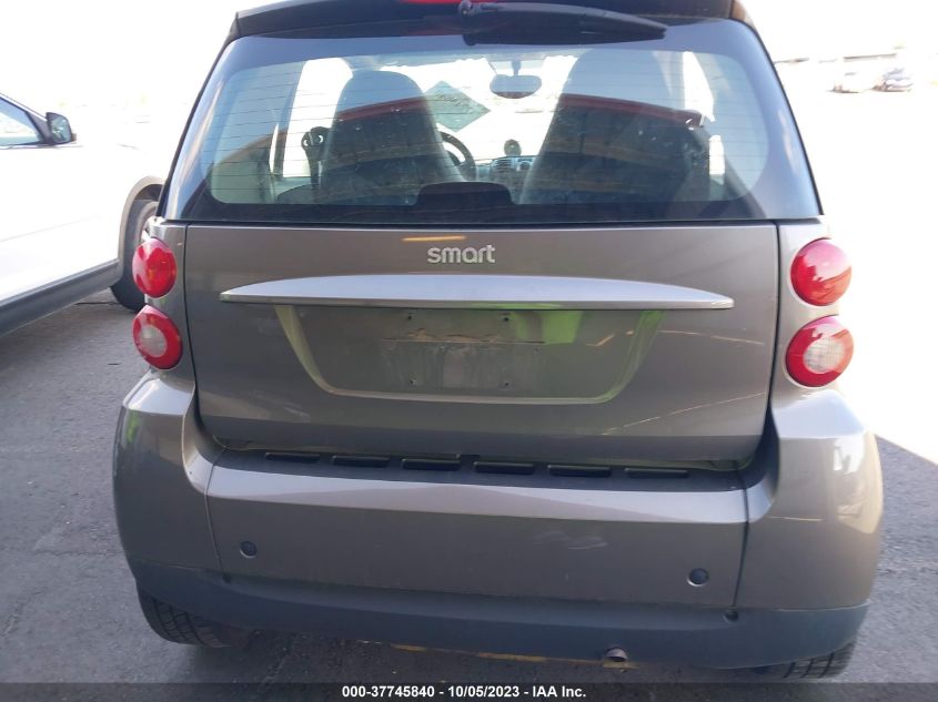 2009 Smart Fortwo Passion/Brabus/Pure VIN: WMEEJ31X49K249601 Lot: 37745840